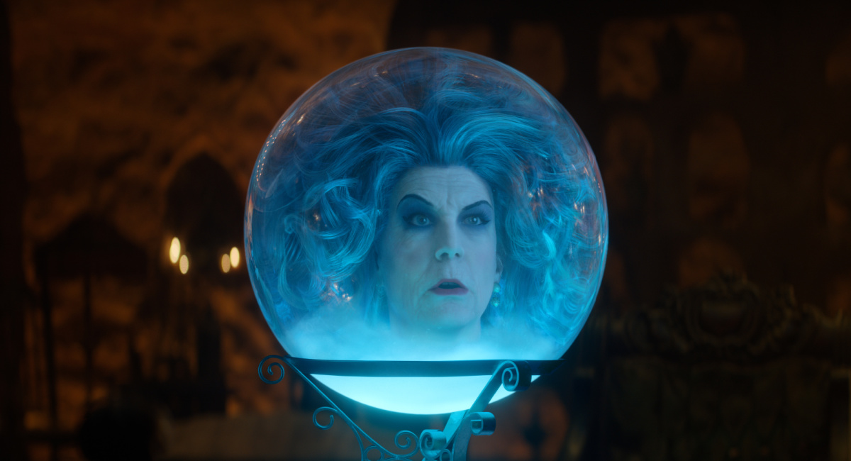 Jamie Lee Curtis as Madame Leota in Disney's 'Haunted Mansion.'