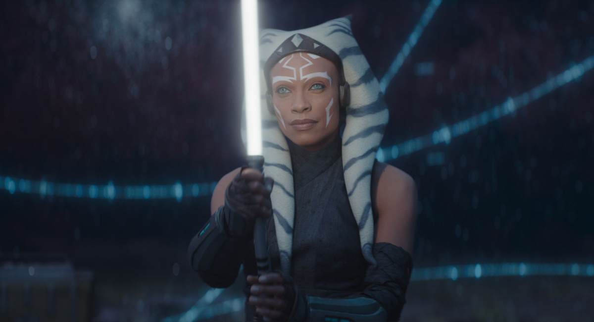 Ahsoka Tano (Rosario Dawson) in Lucasfilm's 'Star Wars: Ahsoka,' exclusively on Disney+.