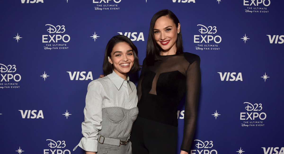 Rachel Zegler and Gal GAdot at Disney D23 Expo