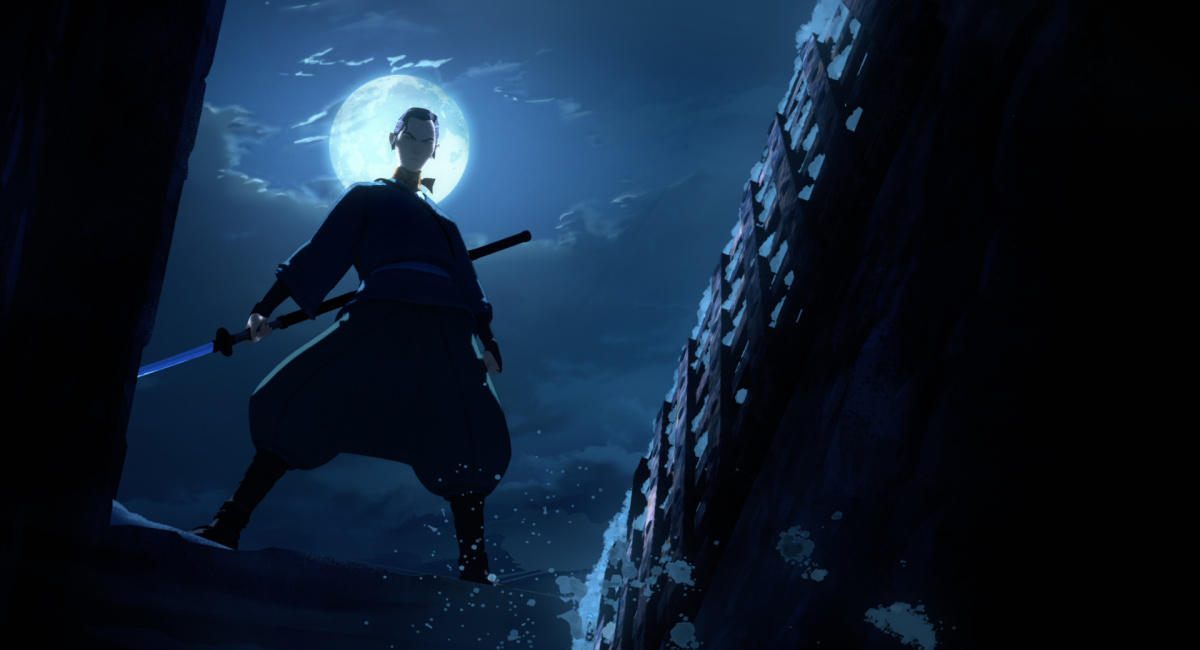Maya Erskine as Mizu in 'Blue Eye Samurai.'