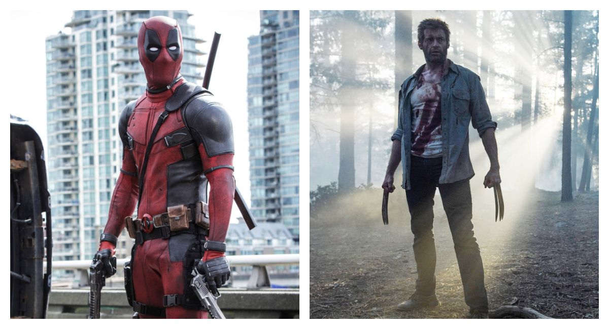 (Left) Ryan Reynolds in 20th Century Fox's 'Deadpool.' (Right) Hugh Jackman as James Howlett / Logan / Wolverine in director James Mangold's 'Logan.'