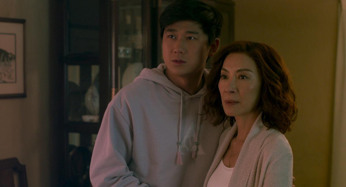 Sam Song Li as Bruce Sun, Michelle Yeoh as Mama Sun in 'The Brothers Sun.'