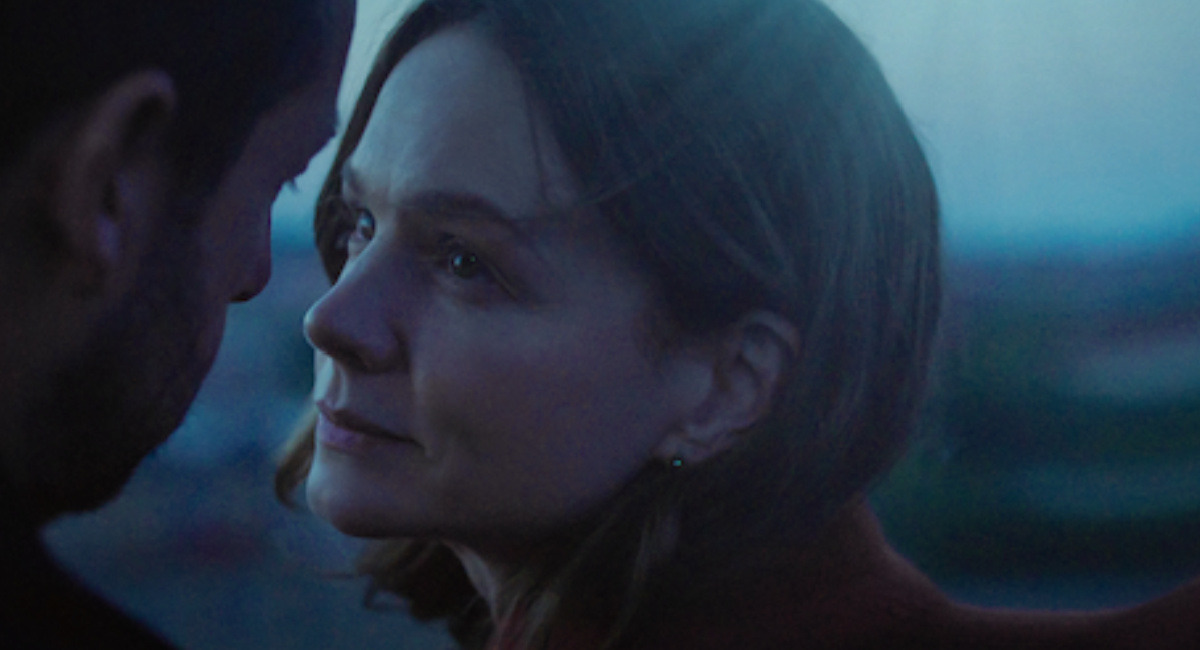 Adam Sandler as Jakub and Carey Mulligan as Lenka in 'Spaceman.'