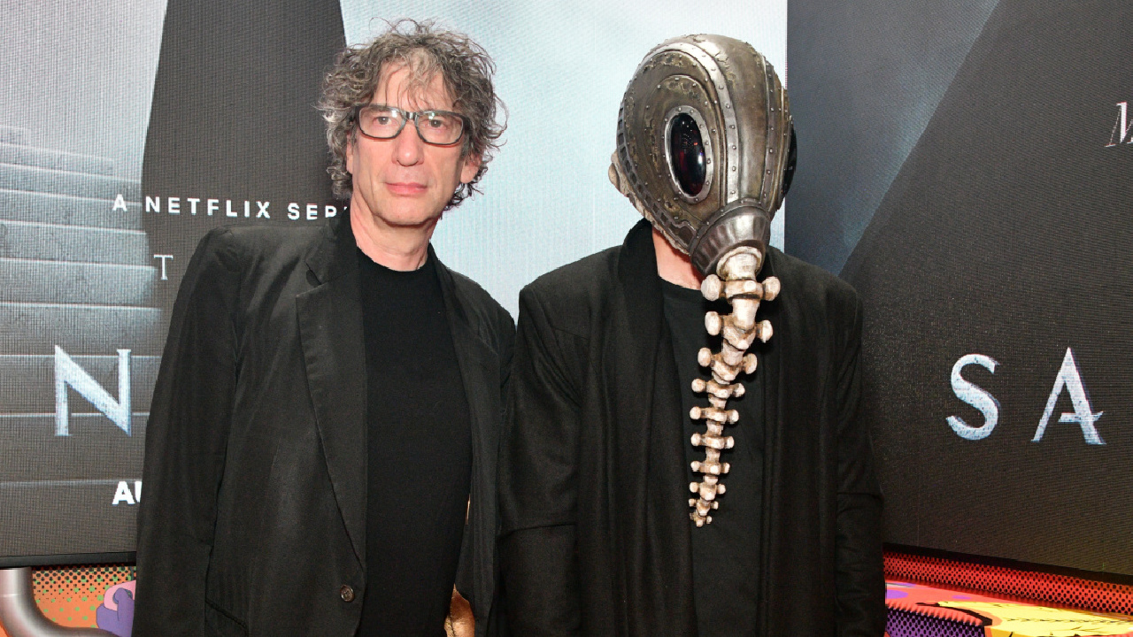 Comic book creator Neil Gaiman from Netflix's 'The Sandman' at San Diego Comic-Con 2022.