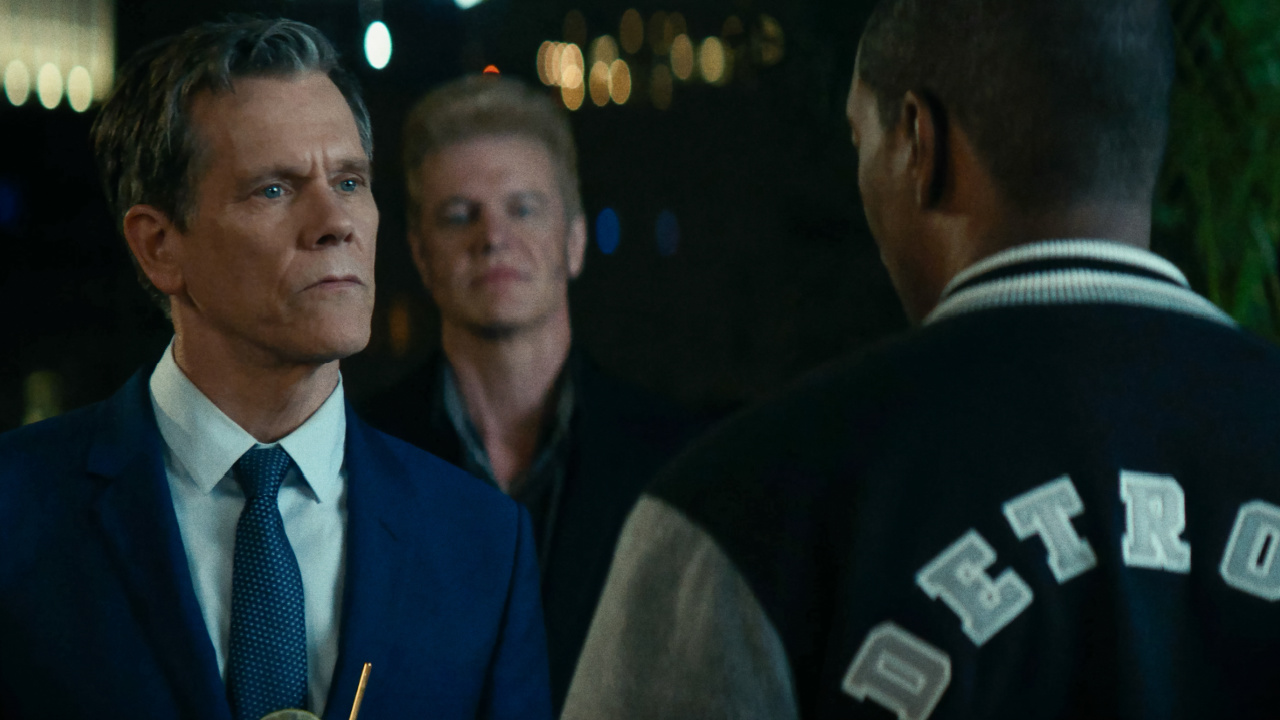 Kevin Bacon as Captain Grant and Eddie Murphy as Axel Foley in 'Beverly Hills Cop: Axel F.'