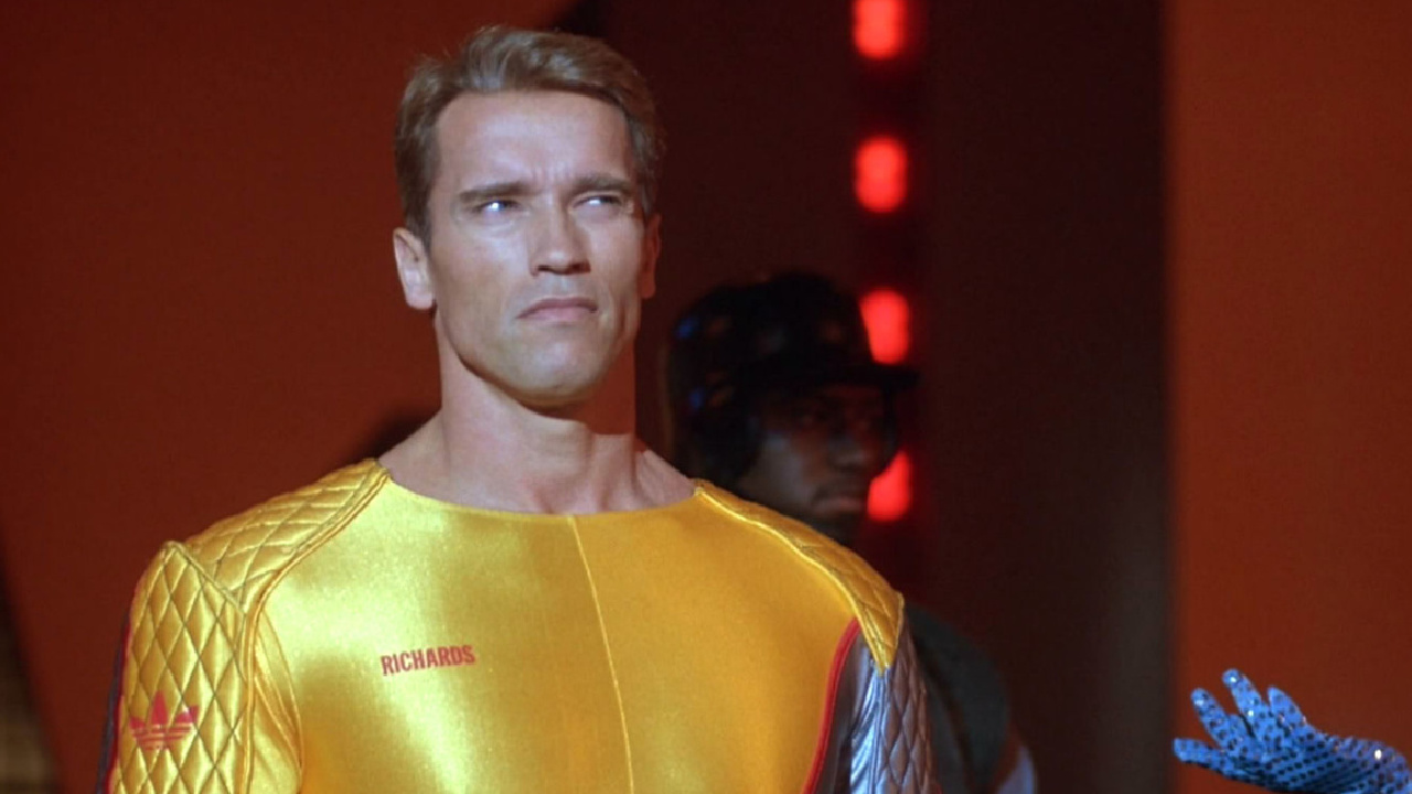Arnold Schwarzenegger as Captain Benjamin "Ben" Richards in 'The Running Man.' Photo: Tri-Star Pictures.