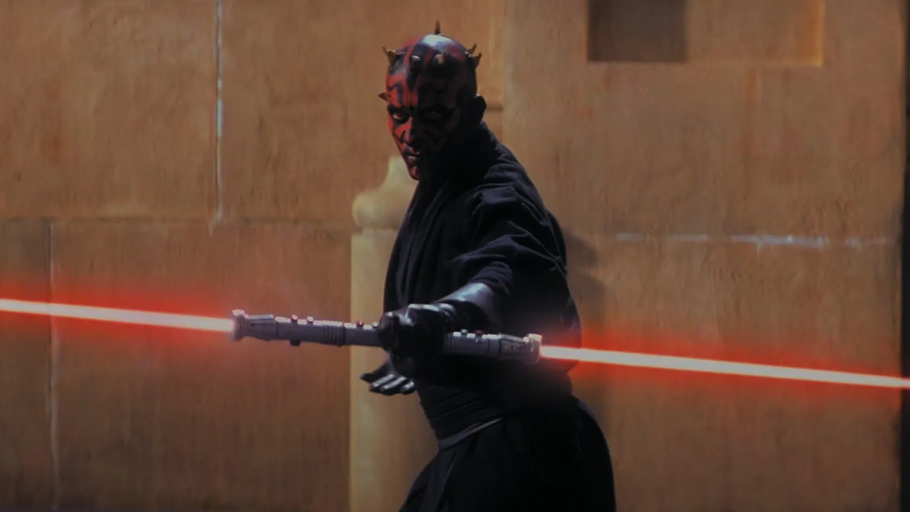 Ray Park as Darth Maul in 'Star Wars: Episode I – The Phantom Menace'. Photo: Lucasfilm.