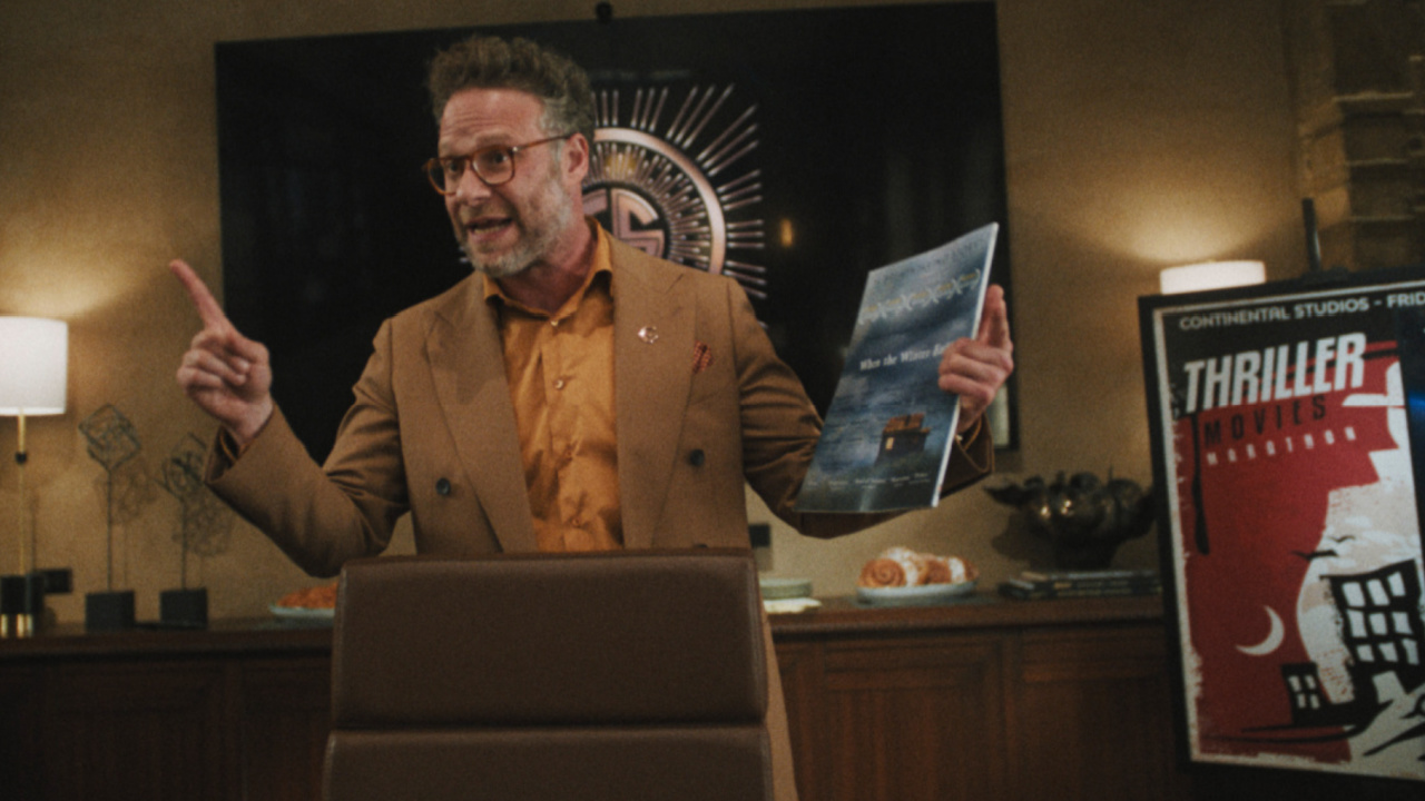 Seth Rogen in 'The Studio,' premiering March 26, 2025 on Apple TV+.