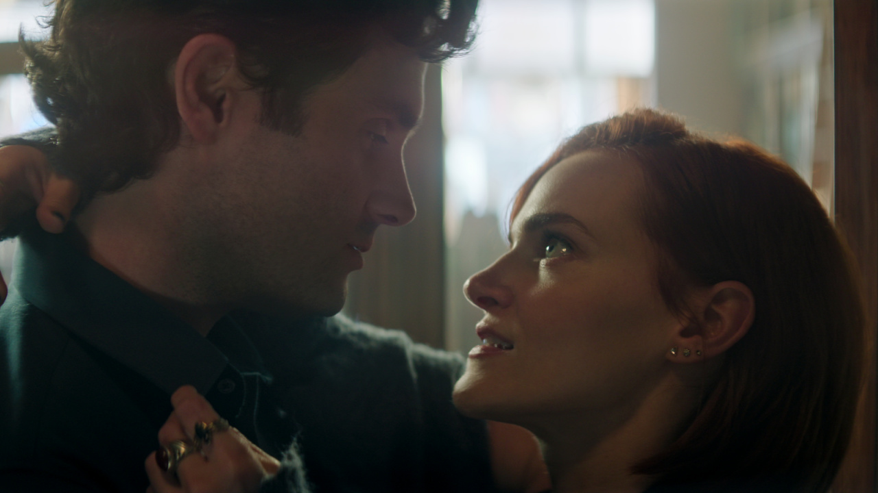 (L to R) Penn Badgley as Joe Goldberg and Madeline Brewer as Bronte in 'You' season 5. Photo: Courtesy of Netflix © 2025.