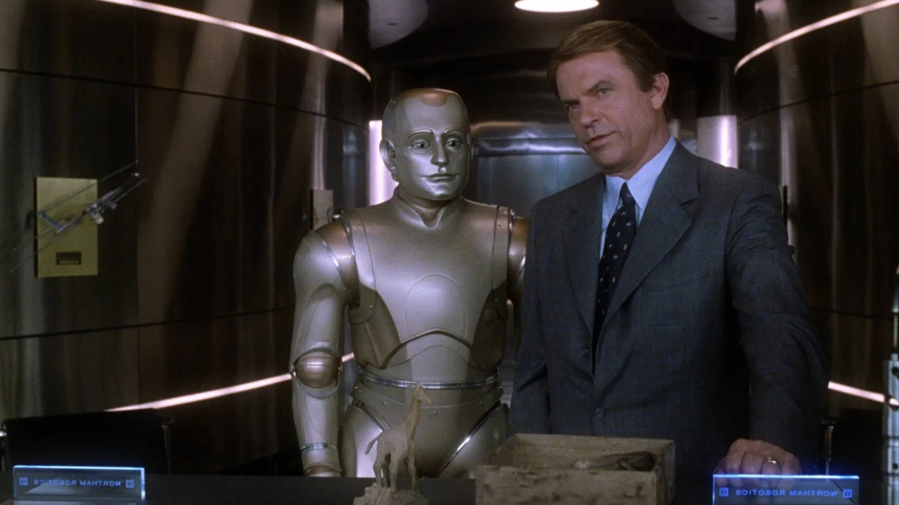 (L to R) Robin Wiliams and Sam Neill in 'Bicentennial Man'. Photo: Buena Vista Pictures Distribution.